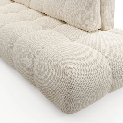 Rozkládací sedačka s úložným prostorem TRURO 1 - světlá béžová 1, levý roh