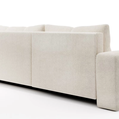 Rozkládací sedačka s úložným prostorem TRURO 1 - světlá béžová 1, levý roh