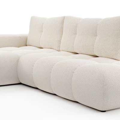 Rozkládací sedačka s úložným prostorem TRURO 1 - světlá béžová 1, levý roh