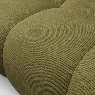 Rozkládací sedačka s úložným prostorem TRURO 1 - olivová, levý roh