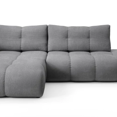 Rozkládací sedačka s úložným prostorem TRURO 1 - šedá 1, levý roh