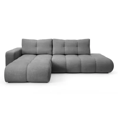 Rozkládací sedačka s úložným prostorem TRURO 1 - šedá 1, levý roh