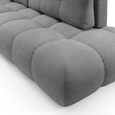 Rozkládací sedačka s úložným prostorem TRURO 1 - šedá 1, levý roh