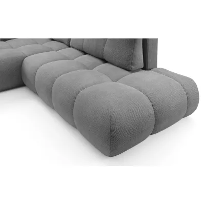 Rozkládací sedačka s úložným prostorem TRURO 1 - šedá 1, levý roh