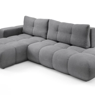 Rozkládací sedačka s úložným prostorem TRURO 1 - šedá 1, levý roh