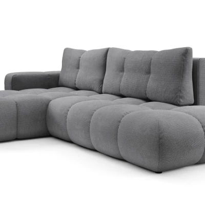 Rozkládací sedačka s úložným prostorem TRURO 1 - šedá 1, levý roh