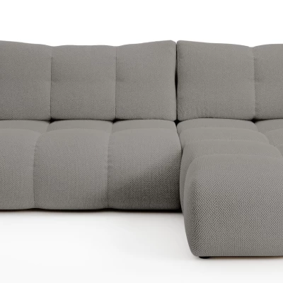 Rozkládací sedačka s úložným prostorem TRURO 1 - šedá 2, pravý roh