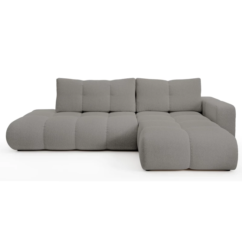 Rozkládací sedačka s úložným prostorem TRURO 1 - šedá 2, pravý roh