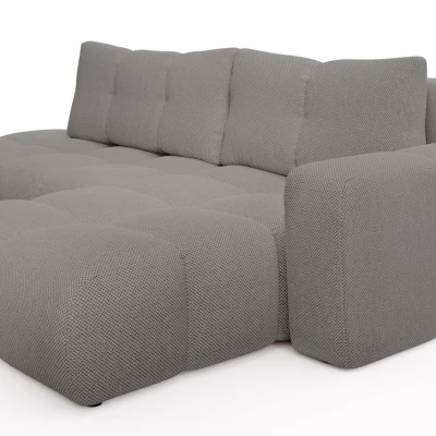 Rozkládací sedačka s úložným prostorem TRURO 1 - šedá 2, pravý roh