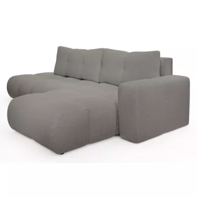 Rozkládací sedačka s úložným prostorem TRURO 1 - šedá 2, pravý roh