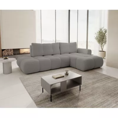 Rozkládací sedačka s úložným prostorem TRURO 1 - šedá 2, pravý roh