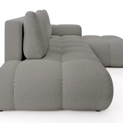 Rozkládací sedačka s úložným prostorem TRURO 1 - šedá 2, pravý roh