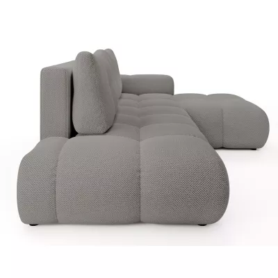 Rozkládací sedačka s úložným prostorem TRURO 1 - šedá 2, pravý roh