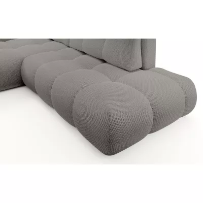 Rozkládací sedačka s úložným prostorem TRURO 1 - šedá 2, pravý roh