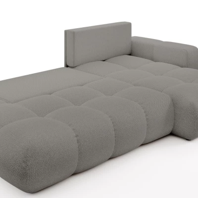 Rozkládací sedačka s úložným prostorem TRURO 1 - šedá 2, pravý roh