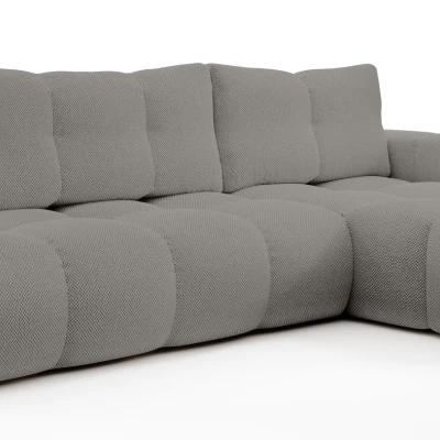 Rozkládací sedačka s úložným prostorem TRURO 1 - šedá 2, pravý roh