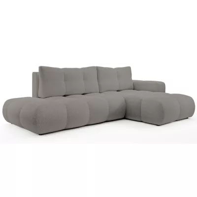 Rozkládací sedačka s úložným prostorem TRURO 1 - šedá 2, pravý roh