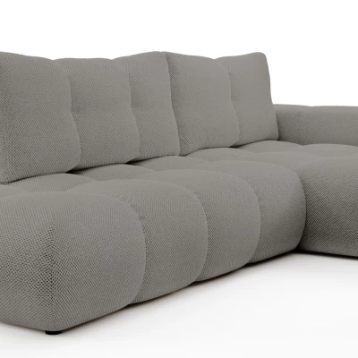 Rozkládací sedačka s úložným prostorem TRURO 1 - šedá 2, pravý roh