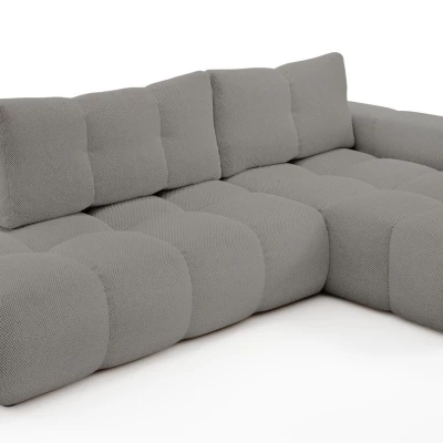 Rozkládací sedačka s úložným prostorem TRURO 1 - šedá 2, pravý roh