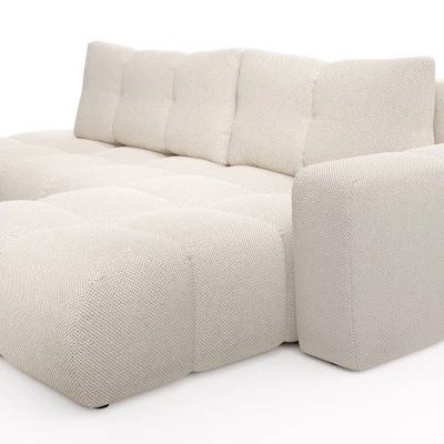 Rozkládací sedačka s úložným prostorem TRURO 1 - světlá béžová 1, pravý roh