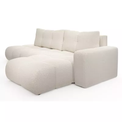 Rozkládací sedačka s úložným prostorem TRURO 1 - světlá béžová 1, pravý roh