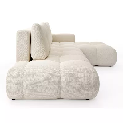 Rozkládací sedačka s úložným prostorem TRURO 1 - světlá béžová 1, pravý roh