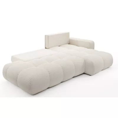 Rozkládací sedačka s úložným prostorem TRURO 1 - světlá béžová 1, pravý roh