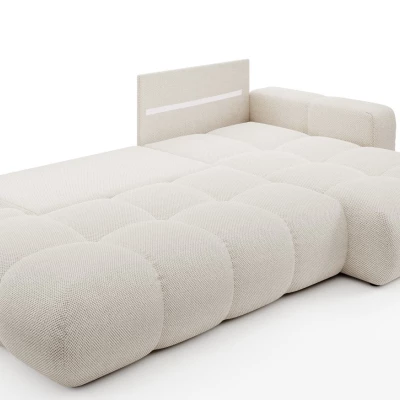 Rozkládací sedačka s úložným prostorem TRURO 1 - světlá béžová 1, pravý roh