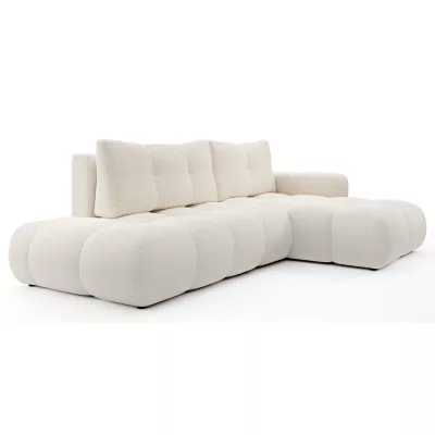 Rozkládací sedačka s úložným prostorem TRURO 1 - světlá béžová 1, pravý roh