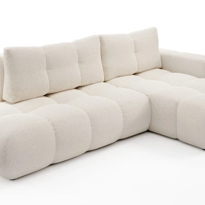 Rozkládací sedačka s úložným prostorem TRURO 1 - světlá béžová 1, pravý roh