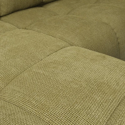 Rozkládací sedačka s úložným prostorem TRURO 1 - olivová, pravý roh