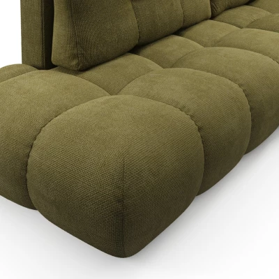 Rozkládací sedačka s úložným prostorem TRURO 1 - olivová, pravý roh