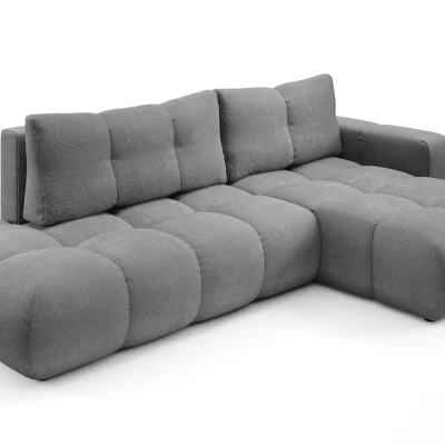 Rozkládací sedačka s úložným prostorem TRURO 1 - šedá 1, pravý roh