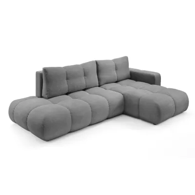 Rozkládací sedačka s úložným prostorem TRURO 1 - šedá 1, pravý roh