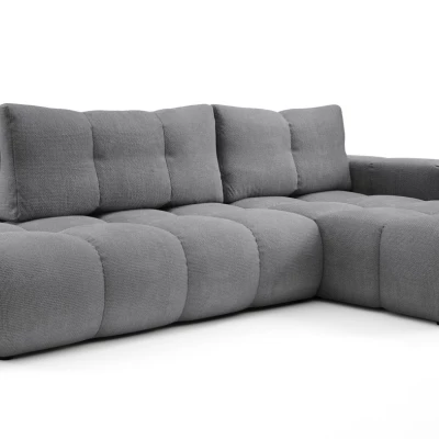 Rozkládací sedačka s úložným prostorem TRURO 1 - šedá 1, pravý roh