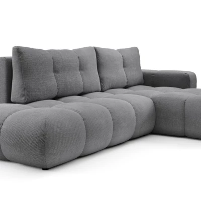 Rozkládací sedačka s úložným prostorem TRURO 1 - šedá 1, pravý roh