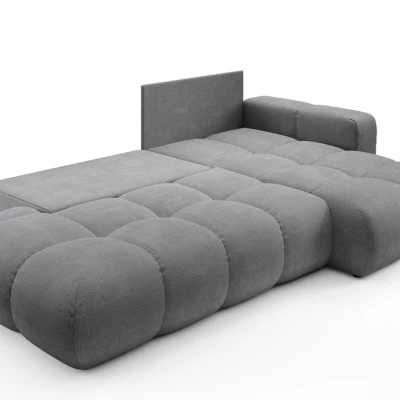 Rozkládací sedačka s úložným prostorem TRURO 1 - šedá 1, pravý roh