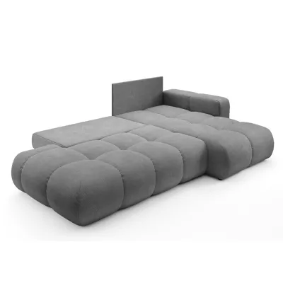 Rozkládací sedačka s úložným prostorem TRURO 1 - šedá 1, pravý roh