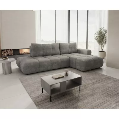 Rozkládací sedačka s úložným prostorem TRURO 1 - šedá 1, pravý roh