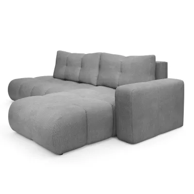 Rozkládací sedačka s úložným prostorem TRURO 1 - šedá 1, pravý roh