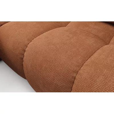 Rozkládací sedačka s úložným prostorem TRURO 1 - cihlová, pravý roh