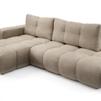 Rozkládací sedačka s úložným prostorem TRURO 1 - béžová, levý roh