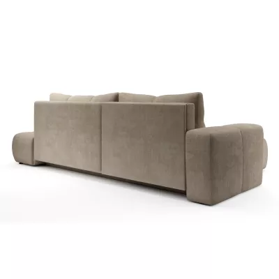 Rozkládací sedačka s úložným prostorem TRURO 1 - béžová, levý roh