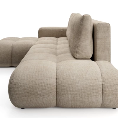 Rozkládací sedačka s úložným prostorem TRURO 1 - béžová, levý roh