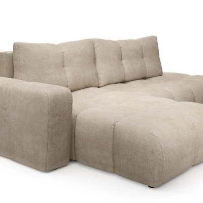 Rozkládací sedačka s úložným prostorem TRURO 1 - béžová, levý roh