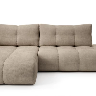 Rozkládací sedačka s úložným prostorem TRURO 1 - světlá šedá, levý roh