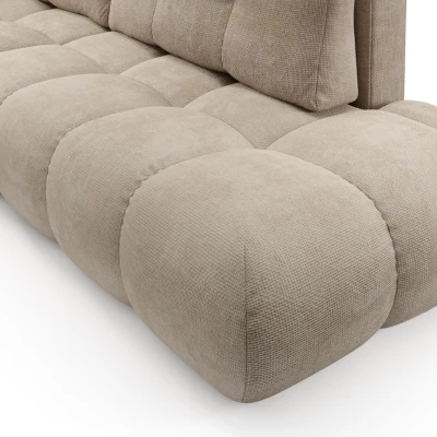 Rozkládací sedačka s úložným prostorem TRURO 1 - béžová, levý roh