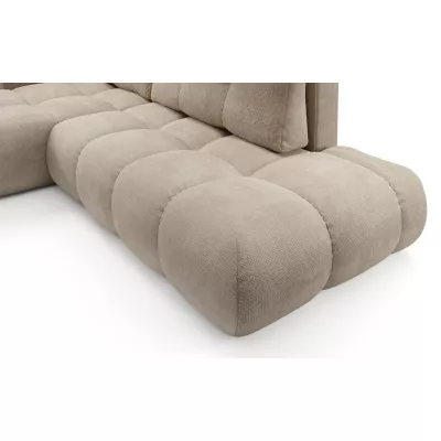 Rozkládací sedačka s úložným prostorem TRURO 1 - béžová, levý roh