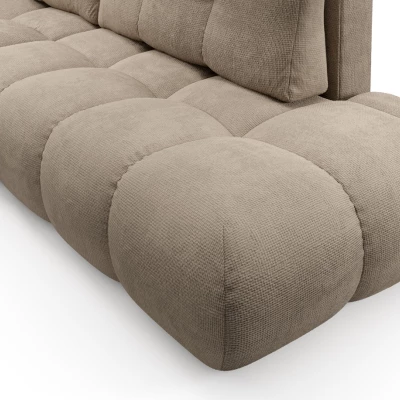 Rozkládací sedačka s úložným prostorem TRURO 1 - světlá šedá, levý roh