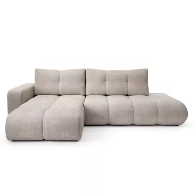 Rozkládací sedačka s úložným prostorem TRURO 1 - latte, levý roh